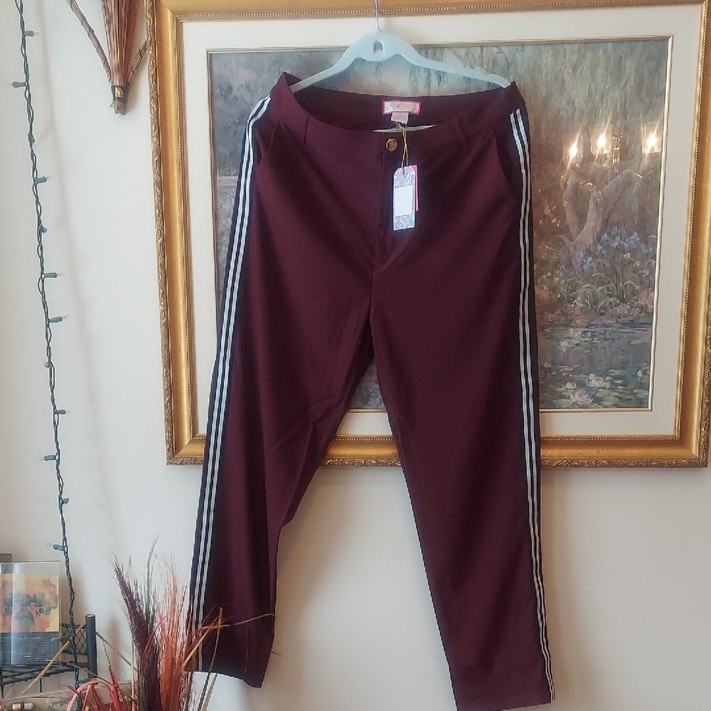 Maroon Stella Perker Sport Pants